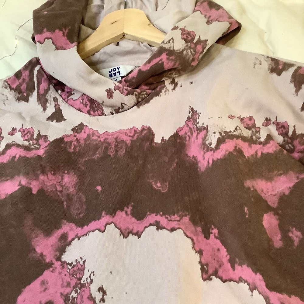 Tie Dye Crop Hoodie